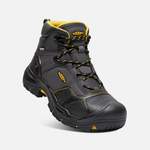 Men\'s Logandale Waterproof Boot (Steel Toe) | Raven/Black - 15 / Regular